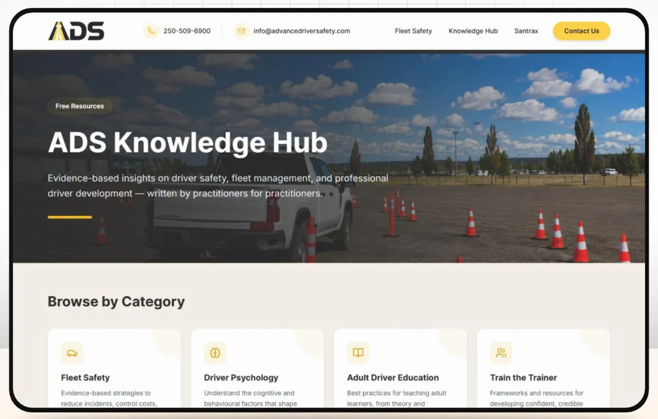 Advance Driver Safety knowledge hub